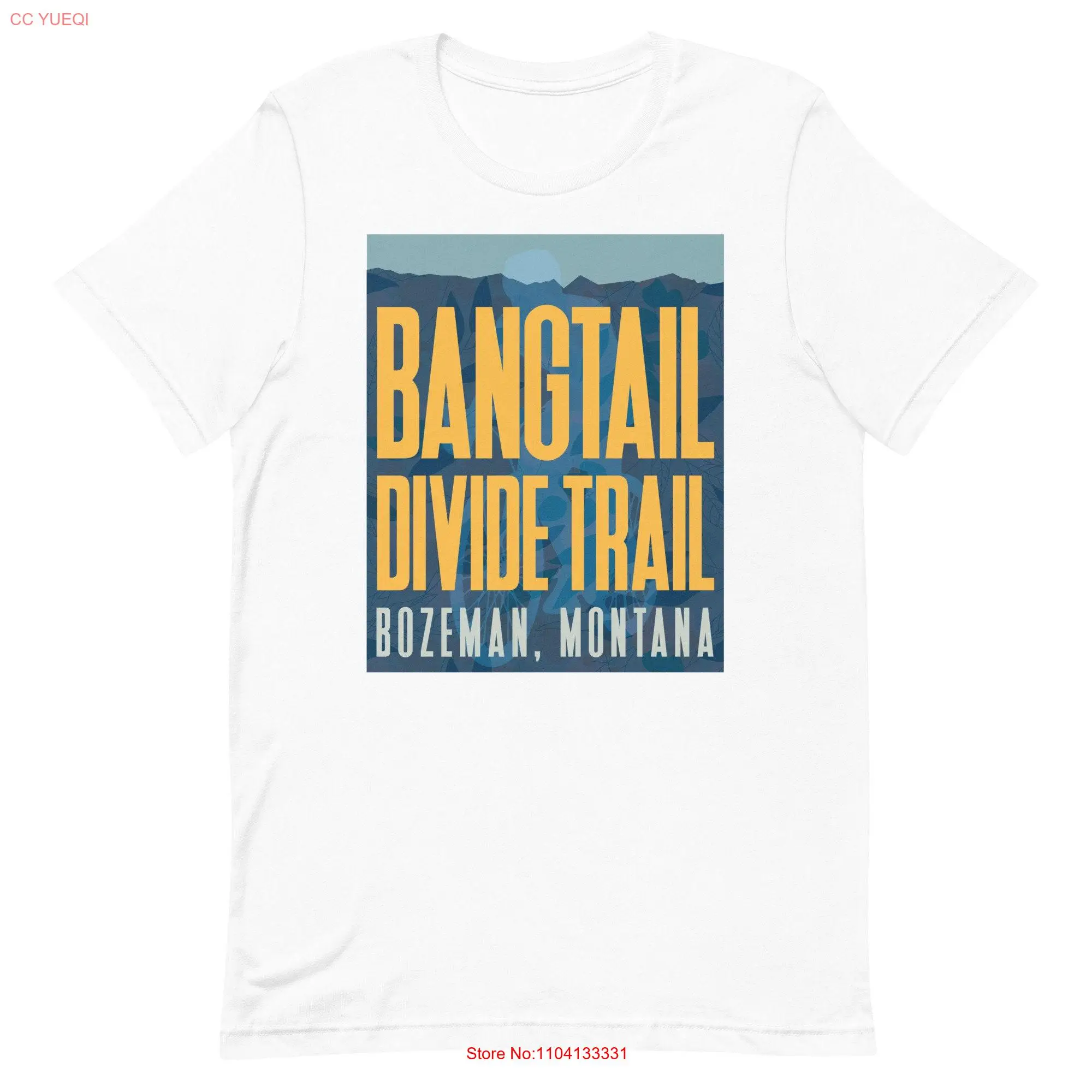 Bangtail Divide Trail Bozeman Montana t shirt long or short sleeves