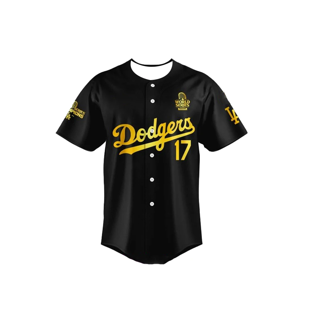 

Мужская бейсбольная майка Shohei Ohtani World Series Champions 2024. # 17, молодежная детская дышащая быстросохнущая бейсбольная форма на открытом воздухе