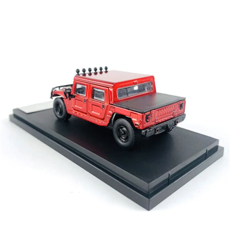 Vehicle Toy Models Rare Master 1/64 HUMMER H1 Pickup Off-Road Diecast Model  For Collection