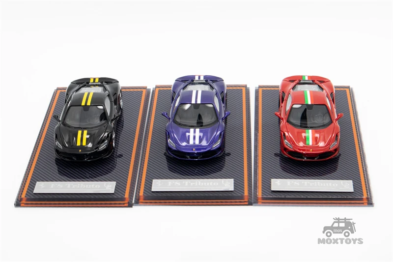 U2 1:64 novitec F8 Red / Purple / Black limited399 Resin Model Car