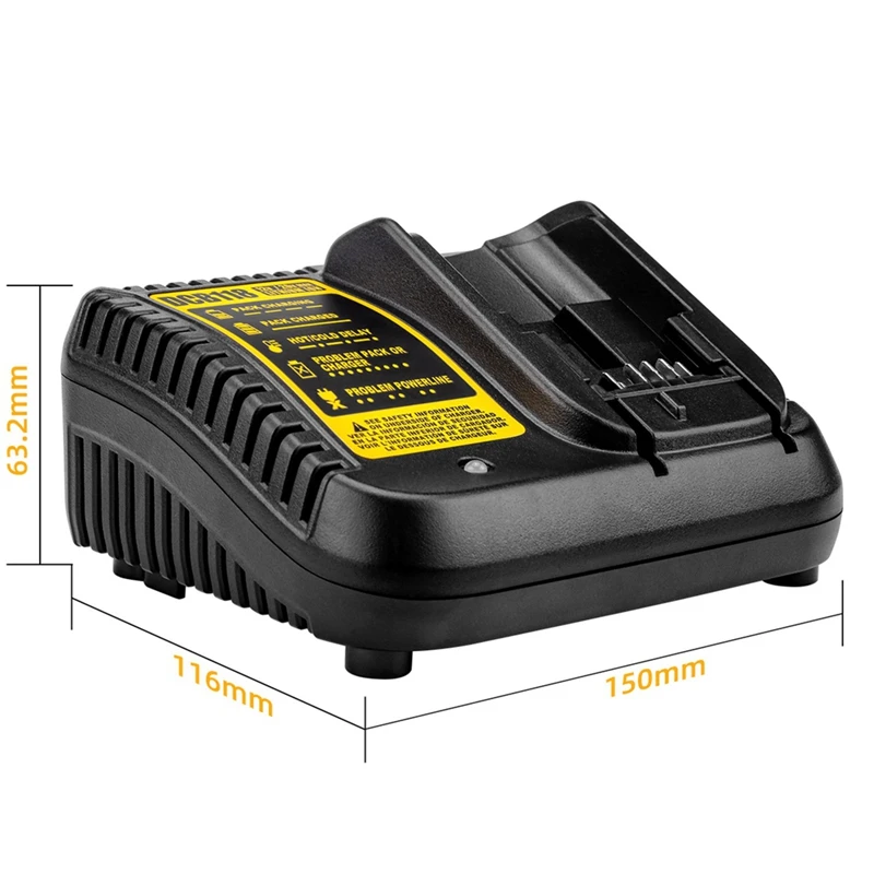 DCB118 Battery Charger For Dewalt Battery 12V 14.4V 18V 20V DCB200 DCB201 DCB203 DCB205 DCB206 DCB140 &DCB121