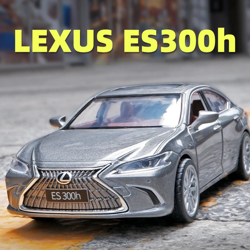 Caipo 1:35 Lexus ES300h Alloy Car Diecasts & Toy Vehicles Car Model Sound and light Pull back Car Toys For Kids Gifts