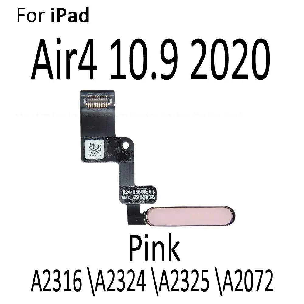 Touch ID Power Button Key Fingerprint Connection Sensor Scanner Flex Cable For iPad Air 4 A2316 A2324 A2325 mini 6 A2567 A2569