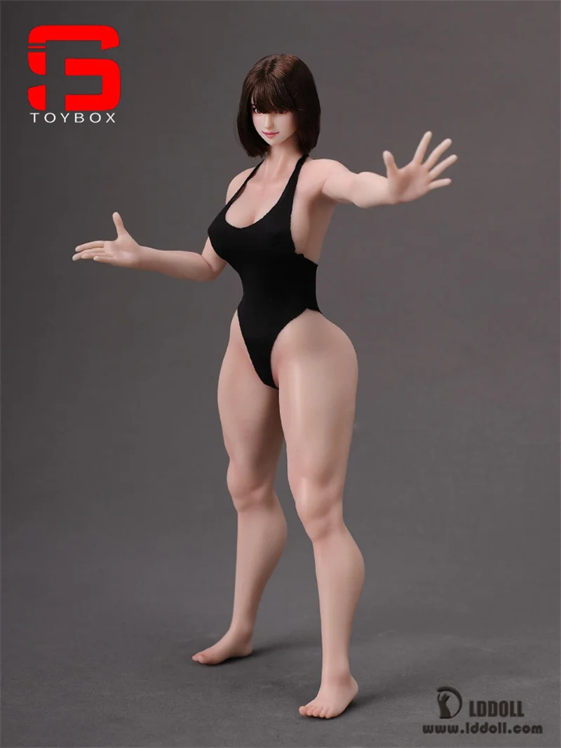In Voorraad LDDOLL 1/6 Vrouwelijke Spier Naadloze Lichaam 29 cm Super Flexibele Action Figure Body Fit Soldaat OB Kimi Speelgoed HT Head Sculpt