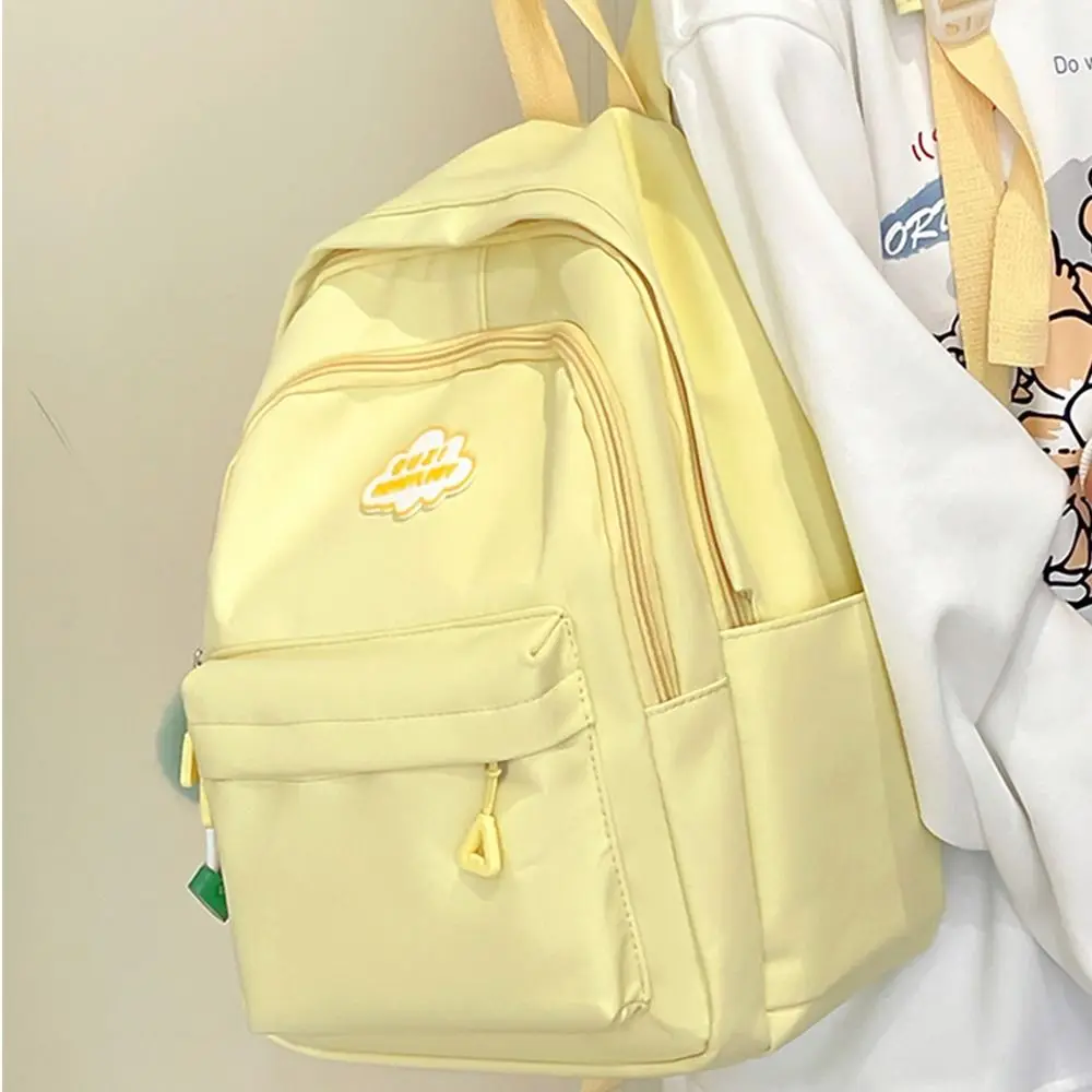 Novo design grande capacidade mochila harajuku reutilizável bolsa de ombro náilon transparente bolsas viagem