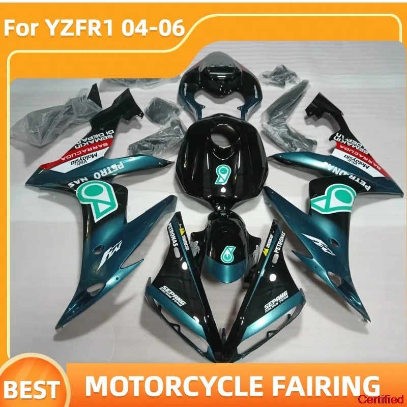 Nuovo YZFR1 2004-2005-2006 Carrozzeria moto sportiva da strada verniciata per YZF R1 YZF-R1 04 05 06 Parti aftermarket in plastica ABS