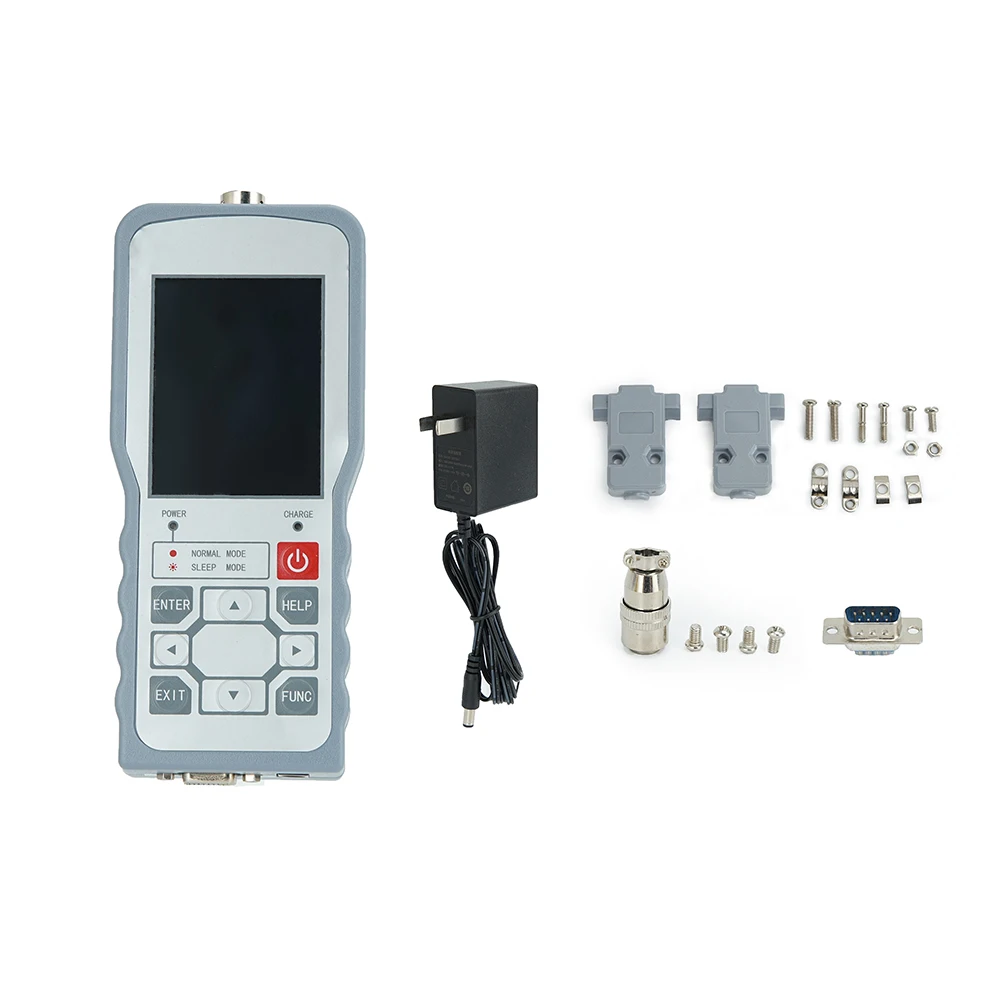 Handheld Force Indicator with Curve Display Portable Load Cell Data Logger Dynamometer Tester for Pull Push Force Testing