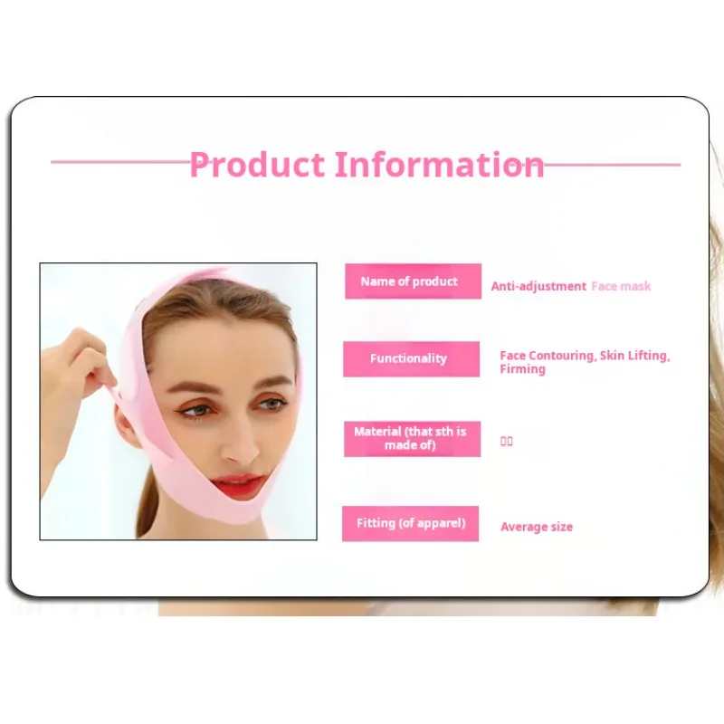 Ceinture de lifting du visage en V, bandage amincissant, ruisseau fin, raffermissant la peau, gel de pton doux, anti-taches, outil amincissant pour le visage, beauté