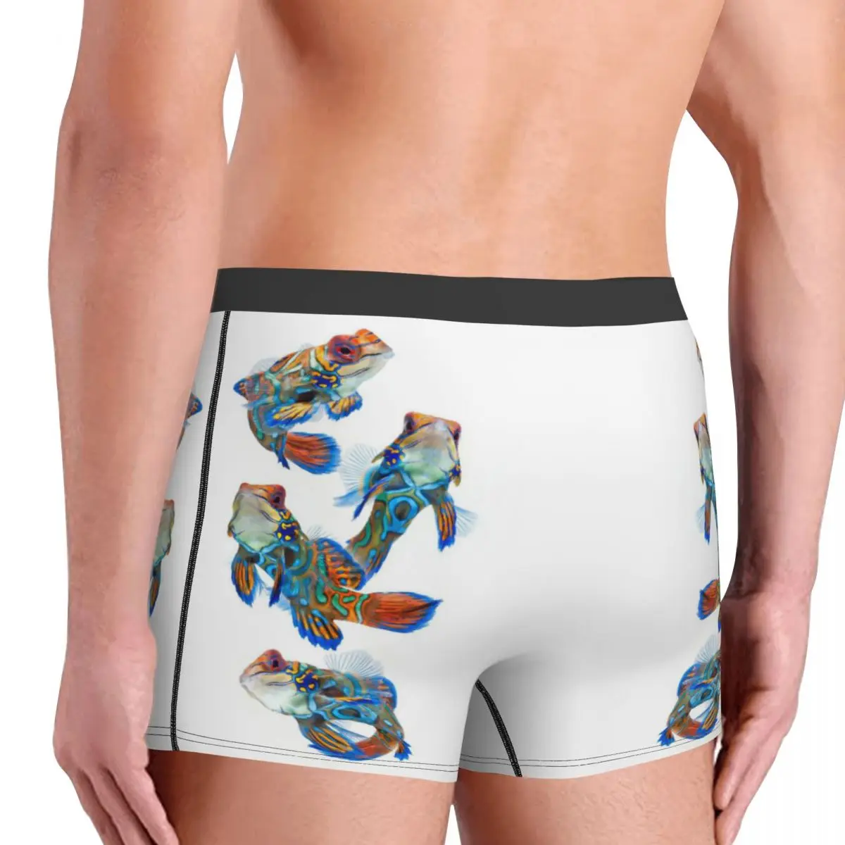 Celana Boxer pria berbagai warna motif ikan tropis, celana dalam motif 3D, hadiah ulang tahun Kualitas Terbaik sangat bersirkulasi