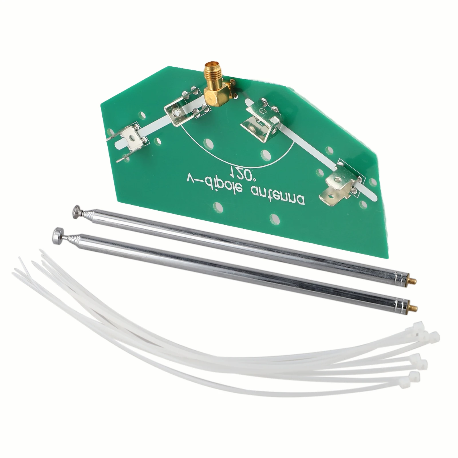 ชุดเสาอากาศไดโพล DIY V สําหรับการรับ 137MHz พร้อมคันโยกปรับความยาวได้สําหรับการเพิ่มประสิทธิภาพและประสิทธิภาพสัญญาณ