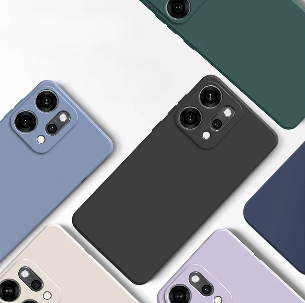 حافظة هاتف من السيليكون السائل لهاتف OPPO Reno14 Reno 14 Pro 14 Pro 5G غطاء خلفي كلاسيكي ناعم