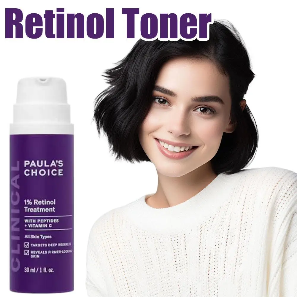 Suero de Retinol de 30ml, 1% de fuerza clínica, Paula's Choice, crema facial antienvejecimiento, péptidos, vitamina C, tratamiento de reducción de arrugas, leche