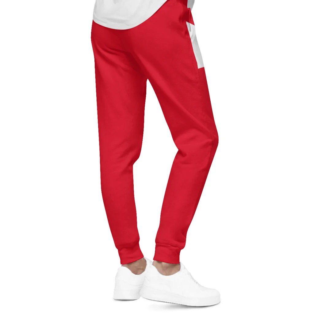 Mens Sweatpants Peru Flag Pants with Pockets Joggers Soccer Football Multifunction Sports Sweat With Drawstring