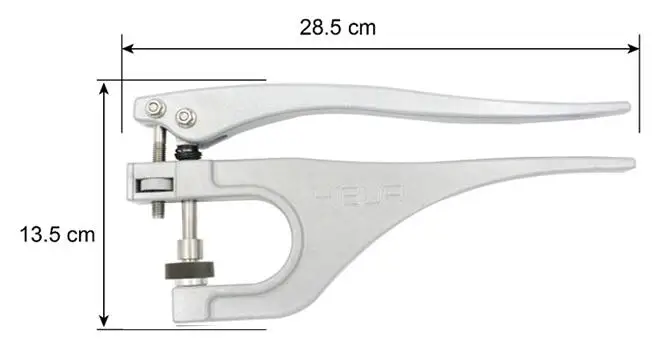 SNOWL Hibur eyelet punch tool copper 831/633/655 snap button wholesale hardware