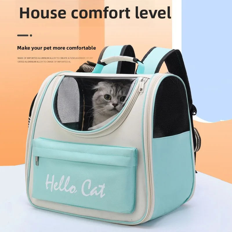 

Pet backpack, cat bag, dog bag, convenient for going out, super large capacity pet backpack