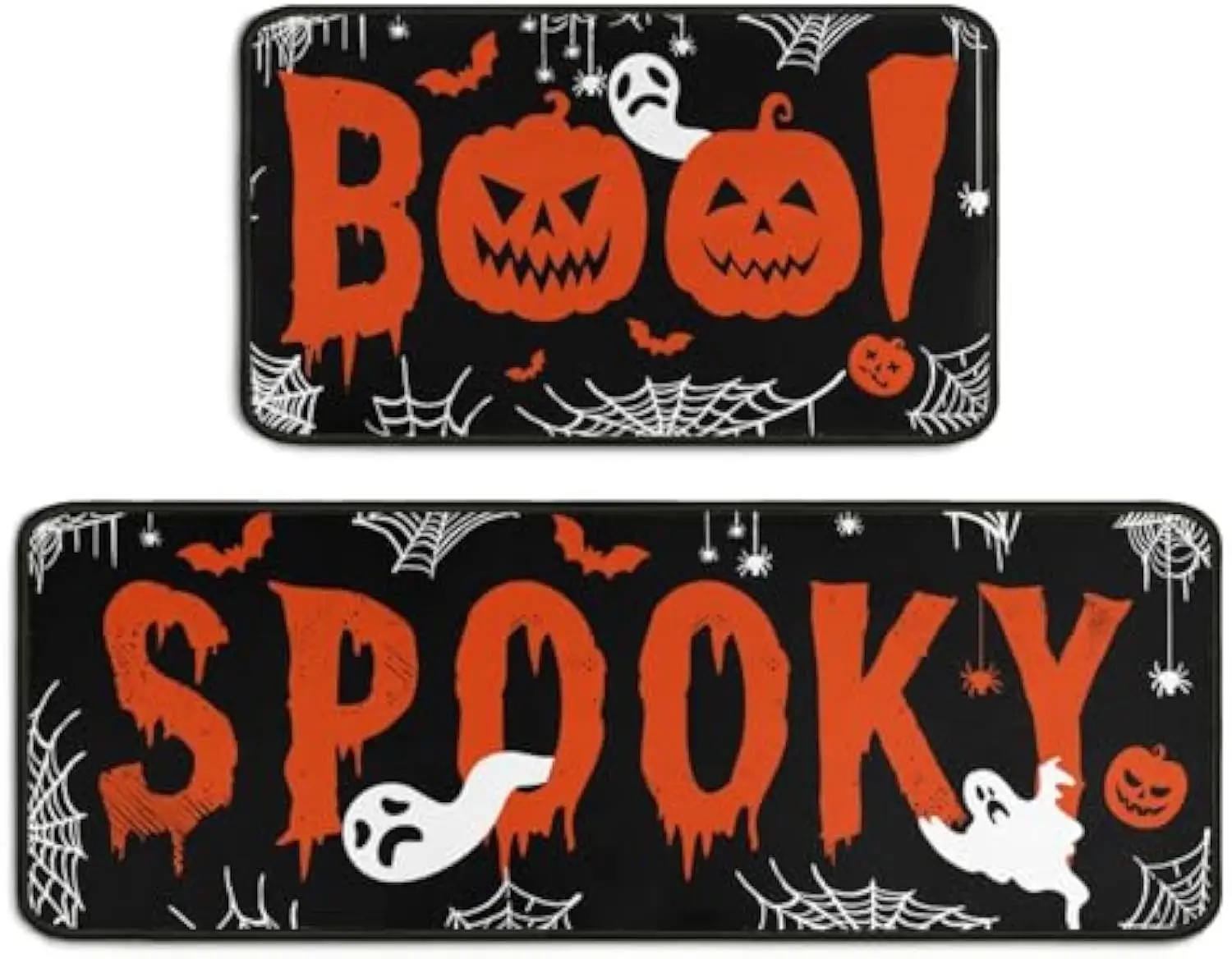 

VIKAMA 2 шт., коврик для кухни на Хэллоуин, прихожей, винтажный фермерский дом, нескользящие кухонные коврики, удобные стоячие коврики, домашний декор