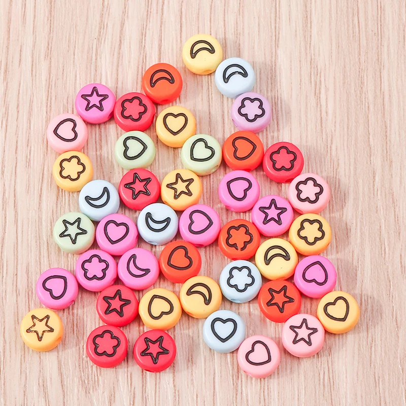 Tusember 100 Stück Niedliche Mini A-Z Alphabet Acryl 26 Englische Buchstaben Charms Perlen für DIY Armband Halskette Handgemachte Schmuckherstellung – Detail 9