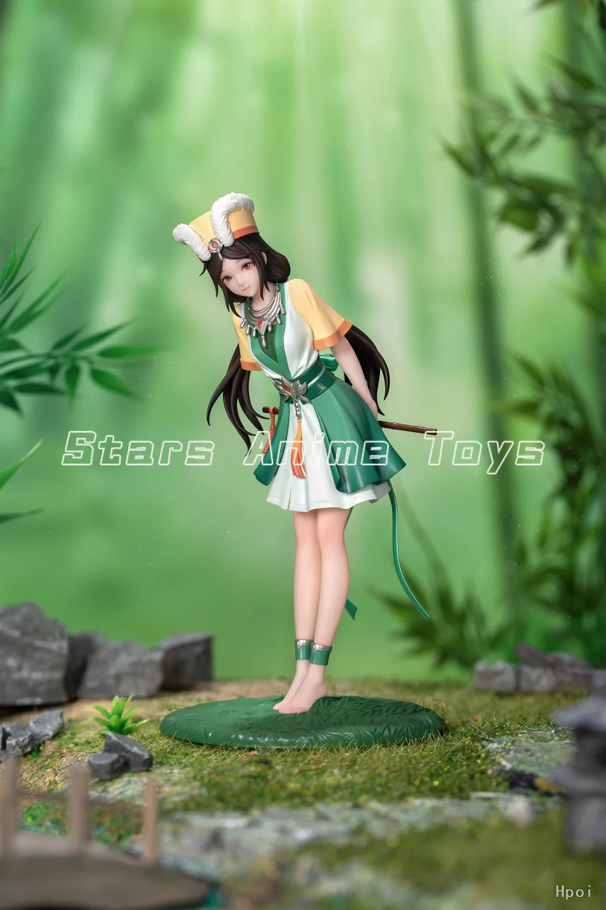 

Original Myethos Gift Series Chinese Paladin Anu Flute Sound Tap 1/10 Anime Figure Collection Toys Model