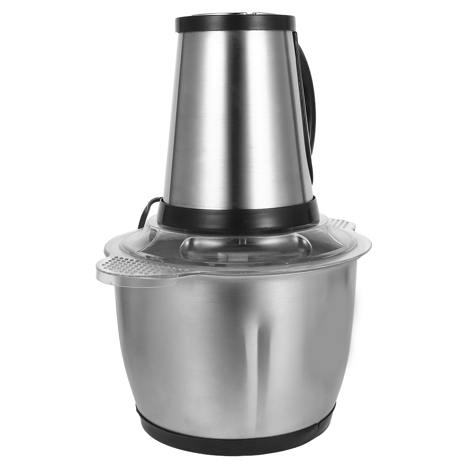 

Electric Chopper Small Silver Stainless Steel Blade Garlic Grinder For Baby Food Onion Nut Chili Processor Mini Meat Grinder