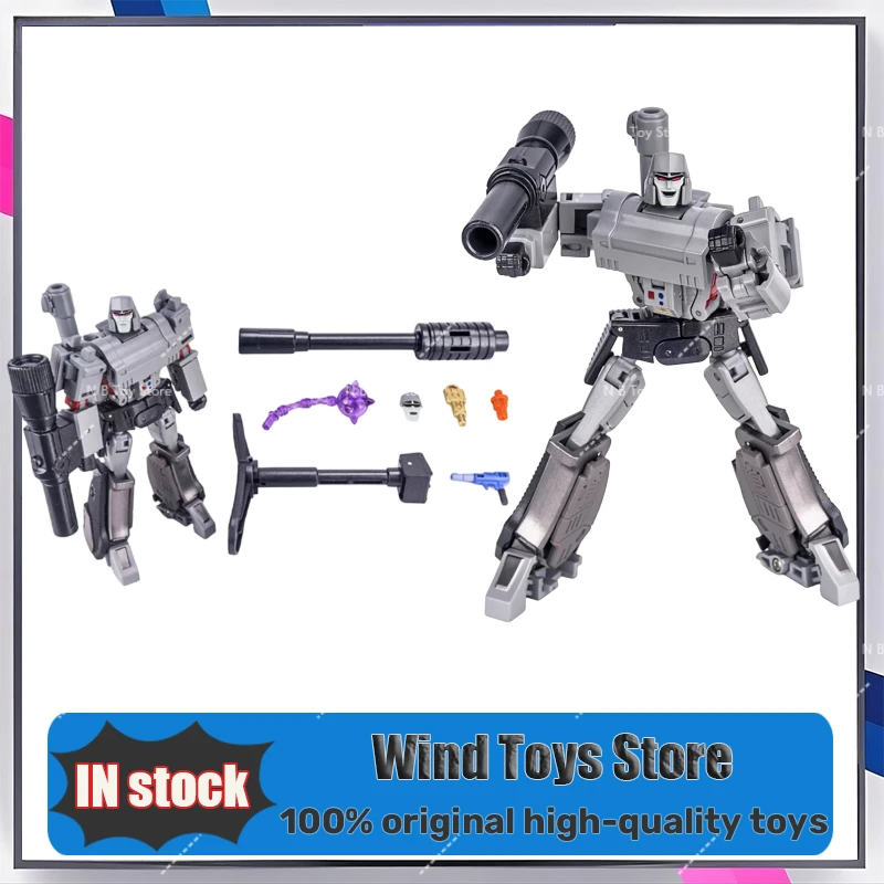 Megotroun – Transformierbare Actionfigur, verpackter Roboter, Metallic-Farbe, NA H9 G1, H9EX
