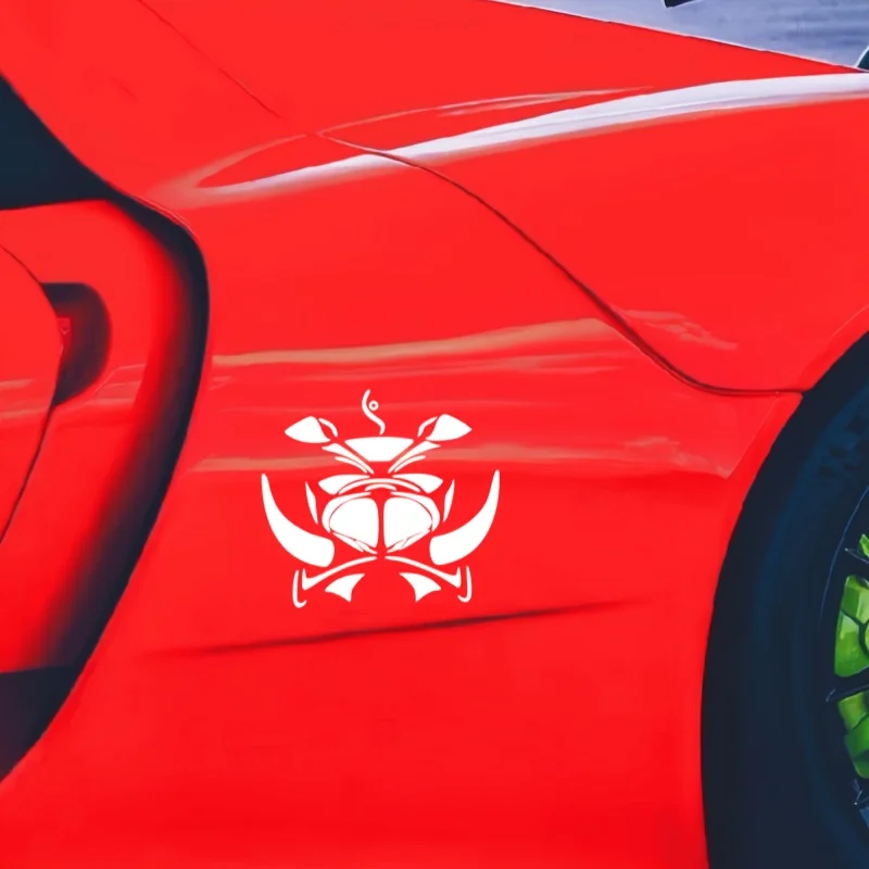 1PC 세련된 게 자동차 스티커, 자동차 외관을 위한 부족 테마 장식, 예술 애호가들이 차량을 개인화하는 데 적합