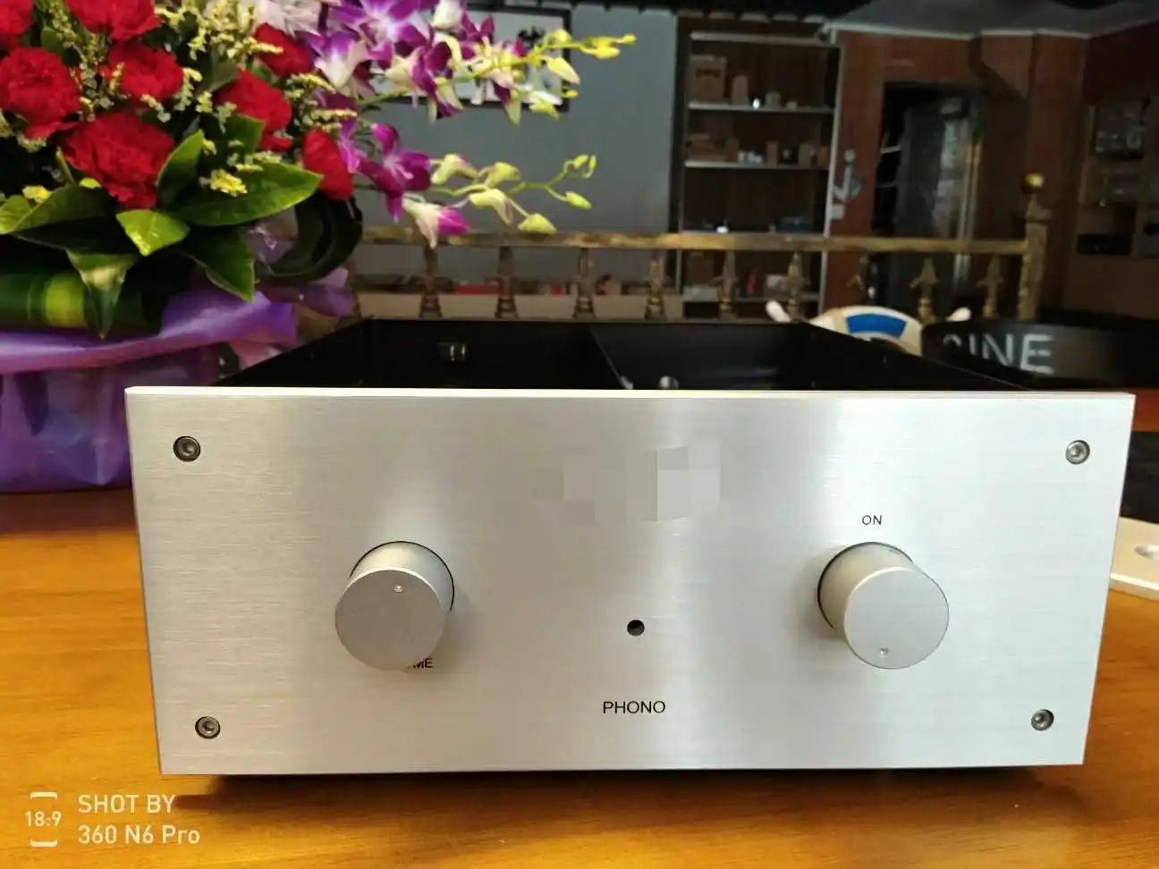 

834 Black Gold Edition Aluminum panel +Steel body hifi phono amplifier DIY Case AN preamplifier chassis 290*120*340mm