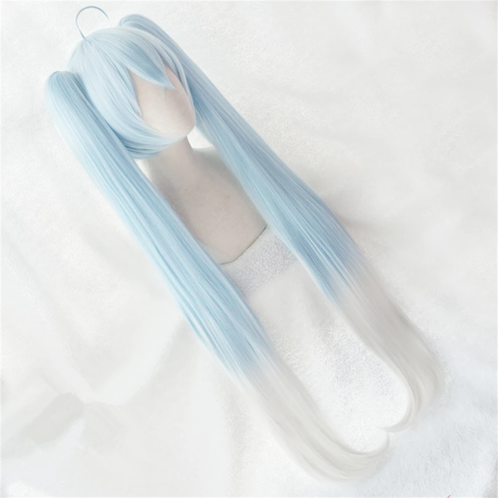 AGCOS Anime Vocaloid 2020 Snow Miku Cosplay Wig