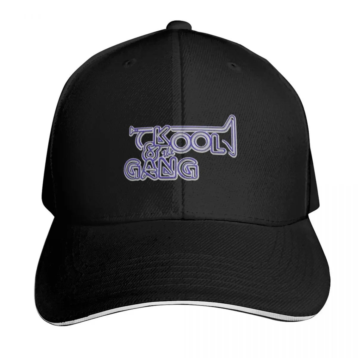 KOOL & THE GANG Baseball Cap Six Panel Structured Crown Sun Protection UPF 50+ Breathable Mesh Back