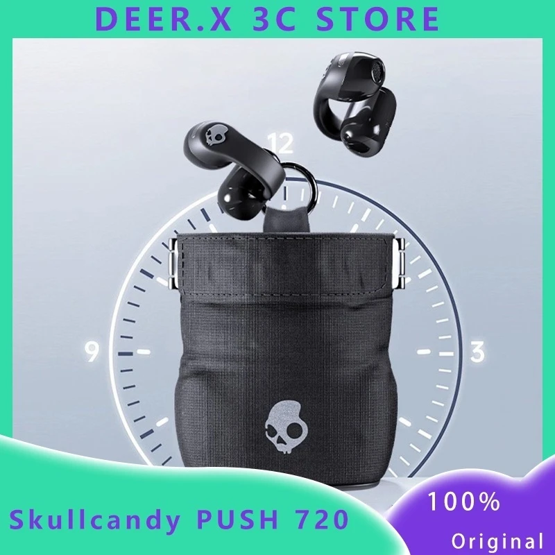 

Skullcandy PUSH 720 True Wireless Bluetooth Earbuds IPX5 Waterproof for Sport headphones gaming for phone/laptops/xiaomi/tablets