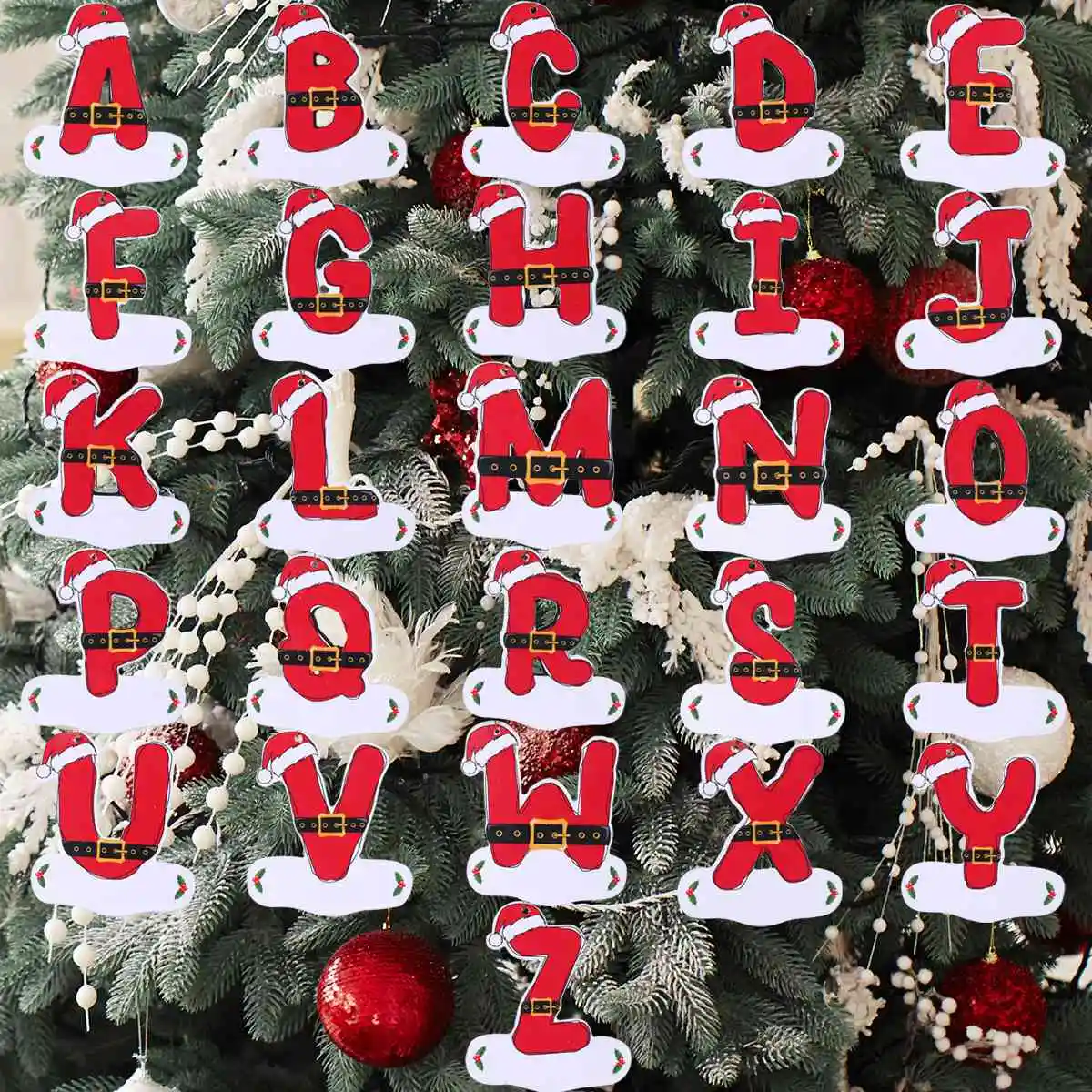 Christmas Letter Pendant Merry Christmas Decorations For Home 2023 Cristmas Ornament Xmas Navidad Gifts Happy New Year 2024