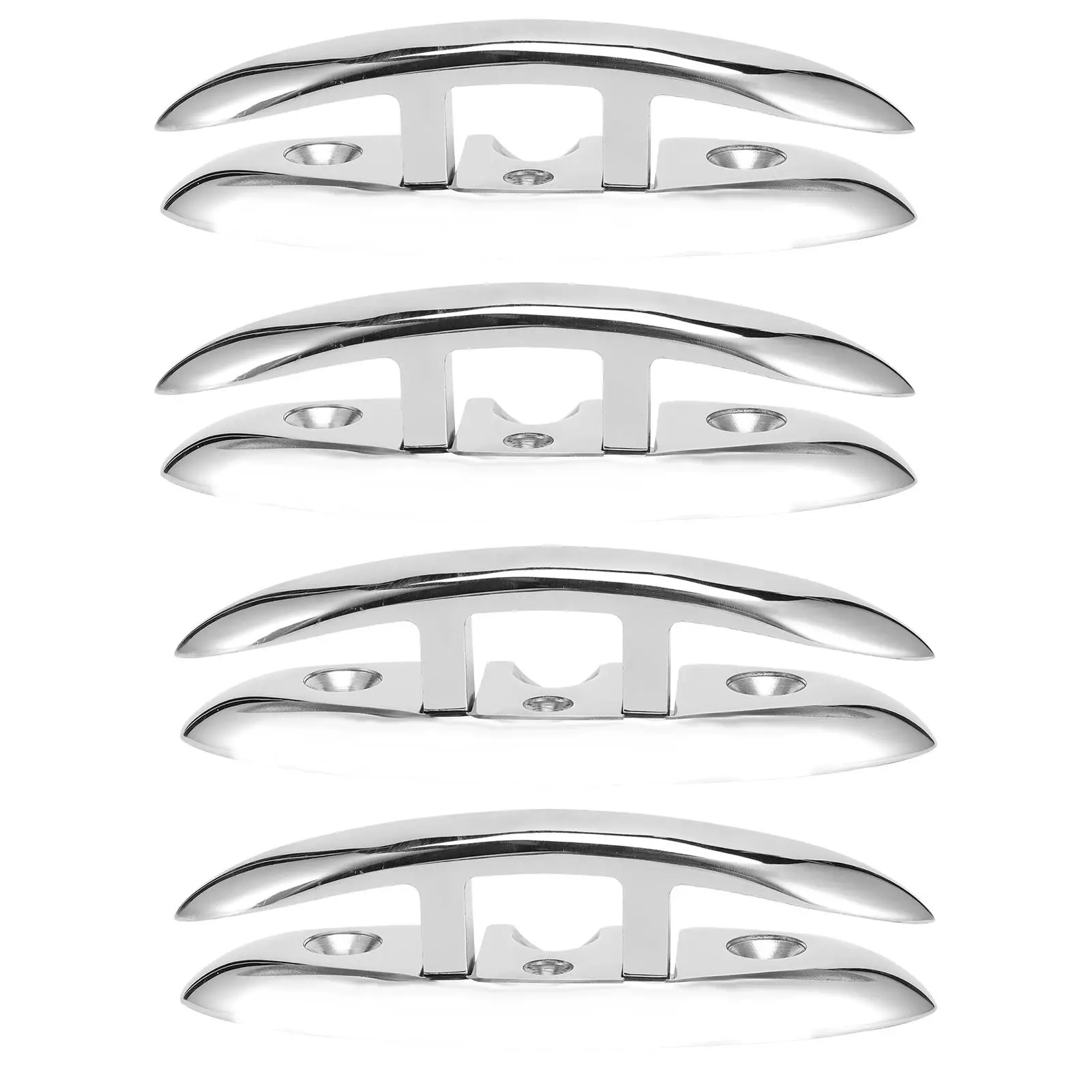 

Boat Cleat Boat Accessories Parts 6 * 2.1in Light Weight Stainless Steel Foldable Small Steamship Ship for boats Yachts