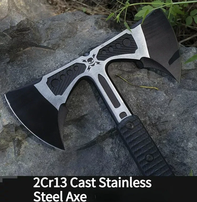40CM Multifunctional Outdoor EDC Portable Stainless Steel Sharp Car Mounted Self-defense Tactical Fire Dismantling Tool