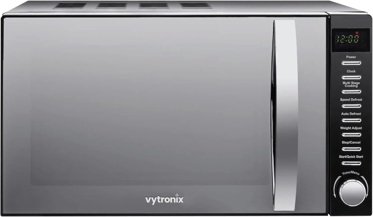 Forno Microondas Digital VY-HMO800 800W | Microondas autônomo com 6 níveis de potência, relógio e cronômetro
