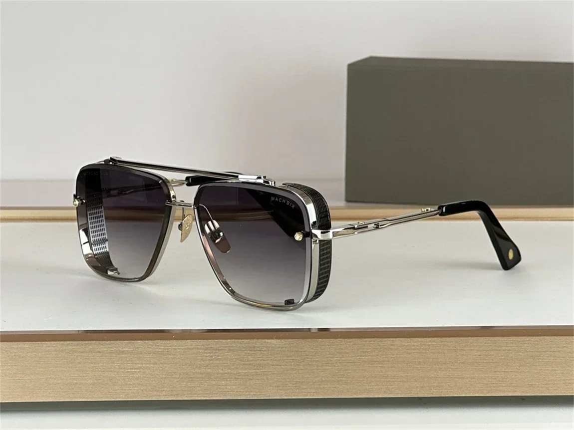 MACH SIX LIMITED EDITION Роскошные мужские и женские солнцезащитные очки Дизайнерские очки высшего качества UV400