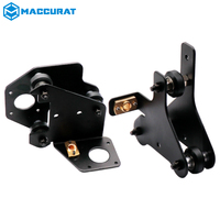 3D Printer Parts CR-10 S4/S5 X Axis Motor Mount Bracket Right/left X-axis Front/Back Motor Mount Plate with Wheels T8 Nut