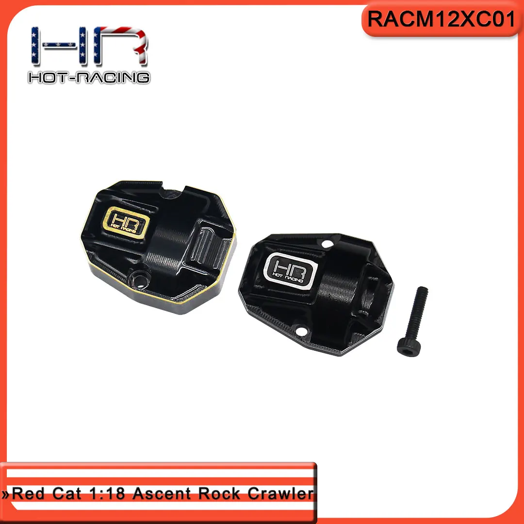 

Hot Racing Front Brass Heavy Differential Cover With Rear Aluminum Cover For RedCat 1:18 Ascent Rock Crawler