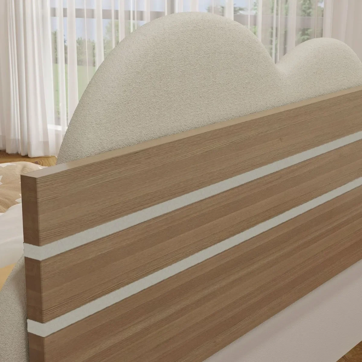 مسند ظهر بجانب السرير، تاتامي، غرفة نوم، حقيبة ناعمة، قابلة للإزالة والغسل، مضادة للتصادمات، مريحة، صديقة للبشرة #4