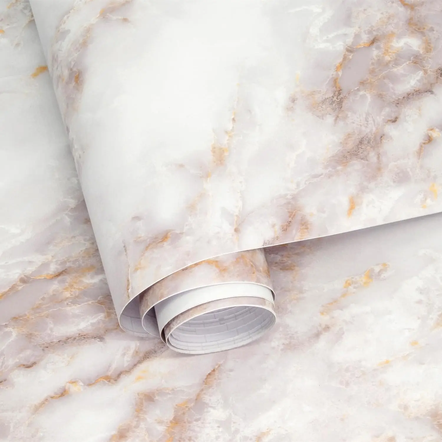 Marble Contact Paper for Countertops Marble Wallpaper Matte Waterproof Removable Self Adhesive Wall Paper for Table Furniture