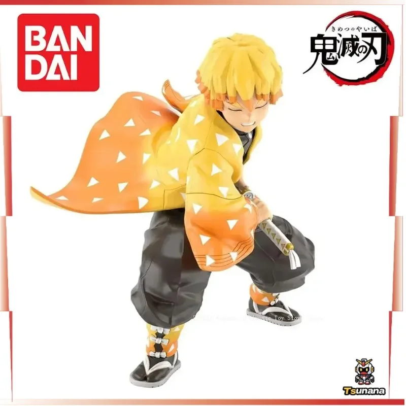 

Original Bandai Figure Demon Slayer Agatsuma Zenitsu Anime Portrait Assemble Action Model Toys Holiday Gifts