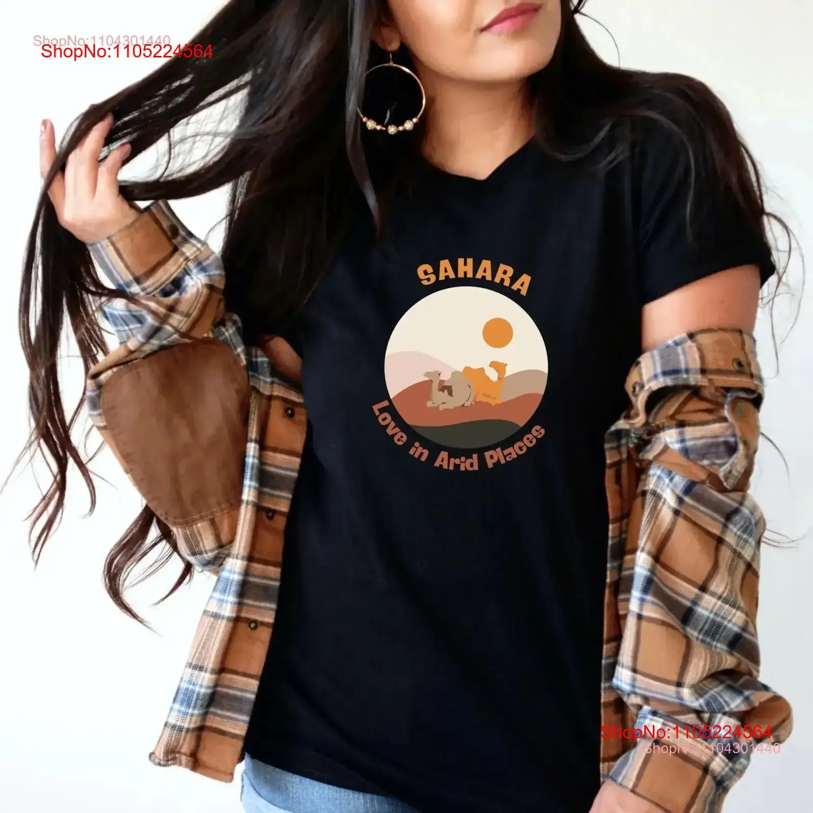 الصحراء الحب في أماكن Arid تي شيرت مضحك ملتوي غريب الأطوار شعر مضحك لافتة للنظر السفر الأصلي روح الدعابة العصرية مسلية فريدة من نوعها #1