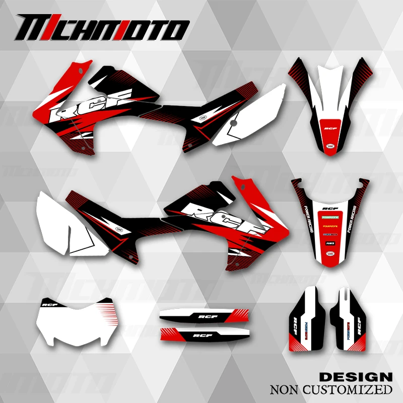 

MCHMFG новый стиль графические наклейки комплект наклеек для HONDA CRF250L 2012 2013 2014 2015 2016 CRF 250L 2017 2018 2019 2020