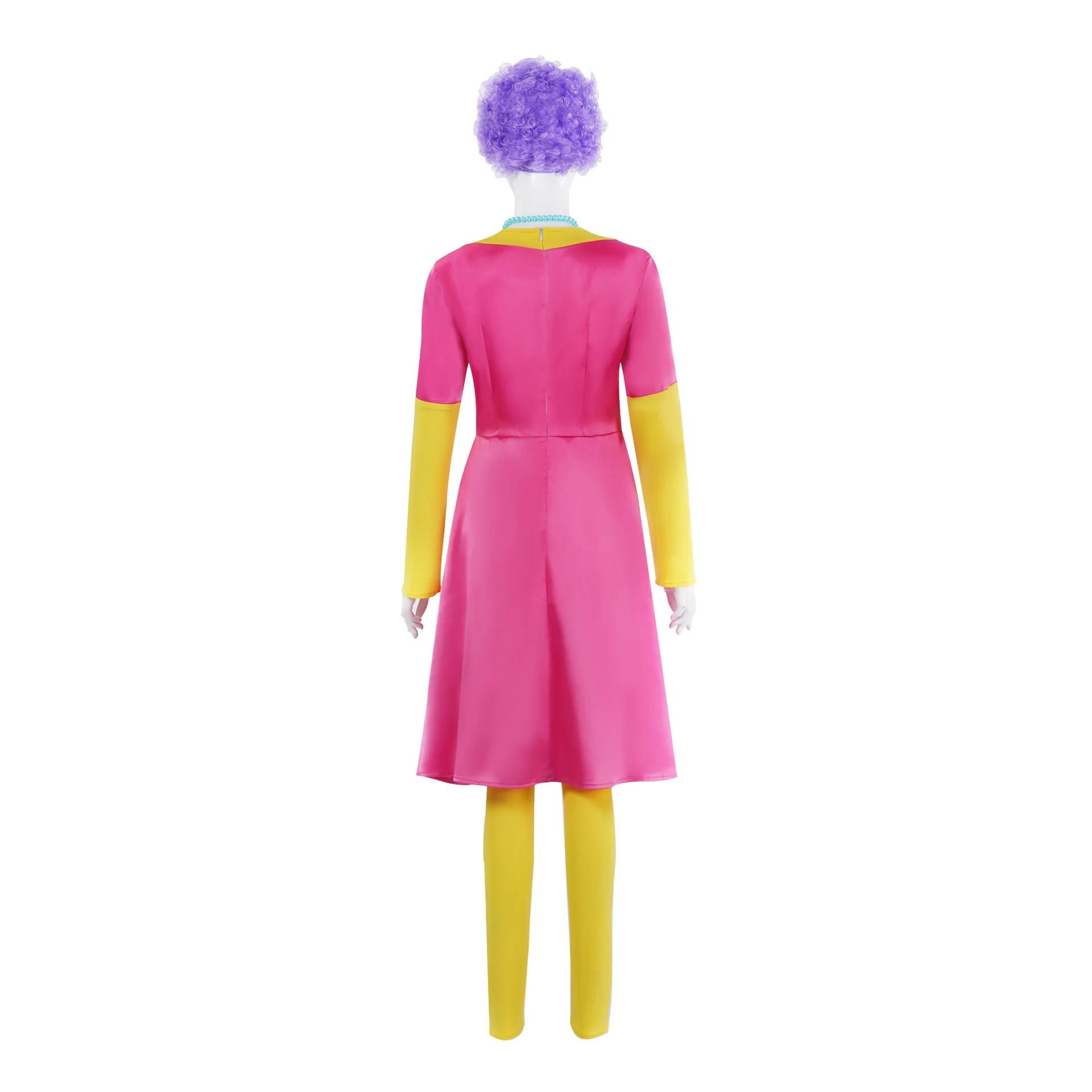 Halloween 2024 Adult The Simposons Maggie Simpson Costume Female Pink Selma Dress Outfits Women's Partty Bouvier Simpson Cosplay