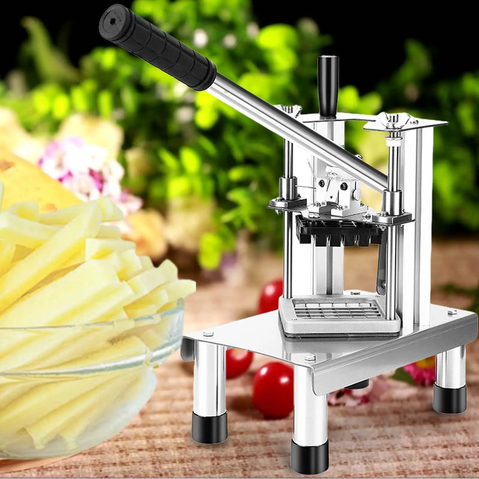 Commercial Vegetable Fruit Chopper Tomato Food Slicer Vegetable Slicing Tool for Onion Potato Slicing Fruit Lemon Peppers