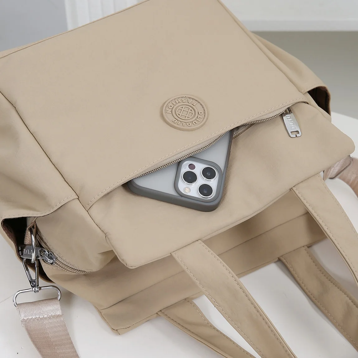 Neuer Stil, große Kapazität, Handtasche, Lunchbag, die über die Schulter getragen werden kann, Aufbewahrungstasche für Lunchboxen, zum Mitnehmen von Lebensmitteln zur Arbeit. – Detail 12