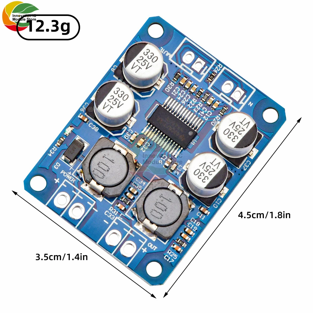 TPA3118 TPA3118D2 Digital Audio Receiving Power Amplifier Module Mono 30W 60W PBTL Mono Digital Audio Power Amplifier Board