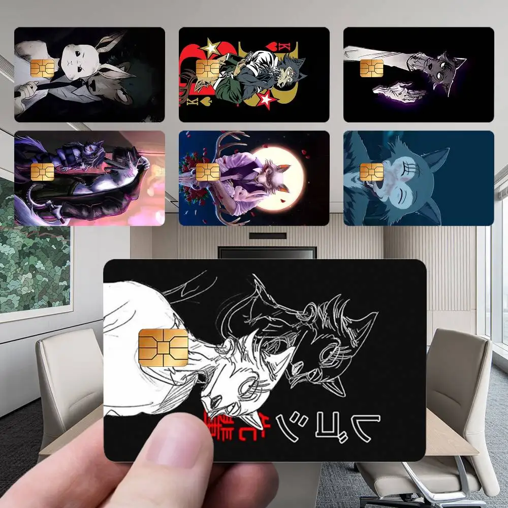 

A-Anime B-Beastars Card Stickers New Cartoon Card Debit Bank Charge Card Bus Metro Waterproof Sticker Decal Decoration