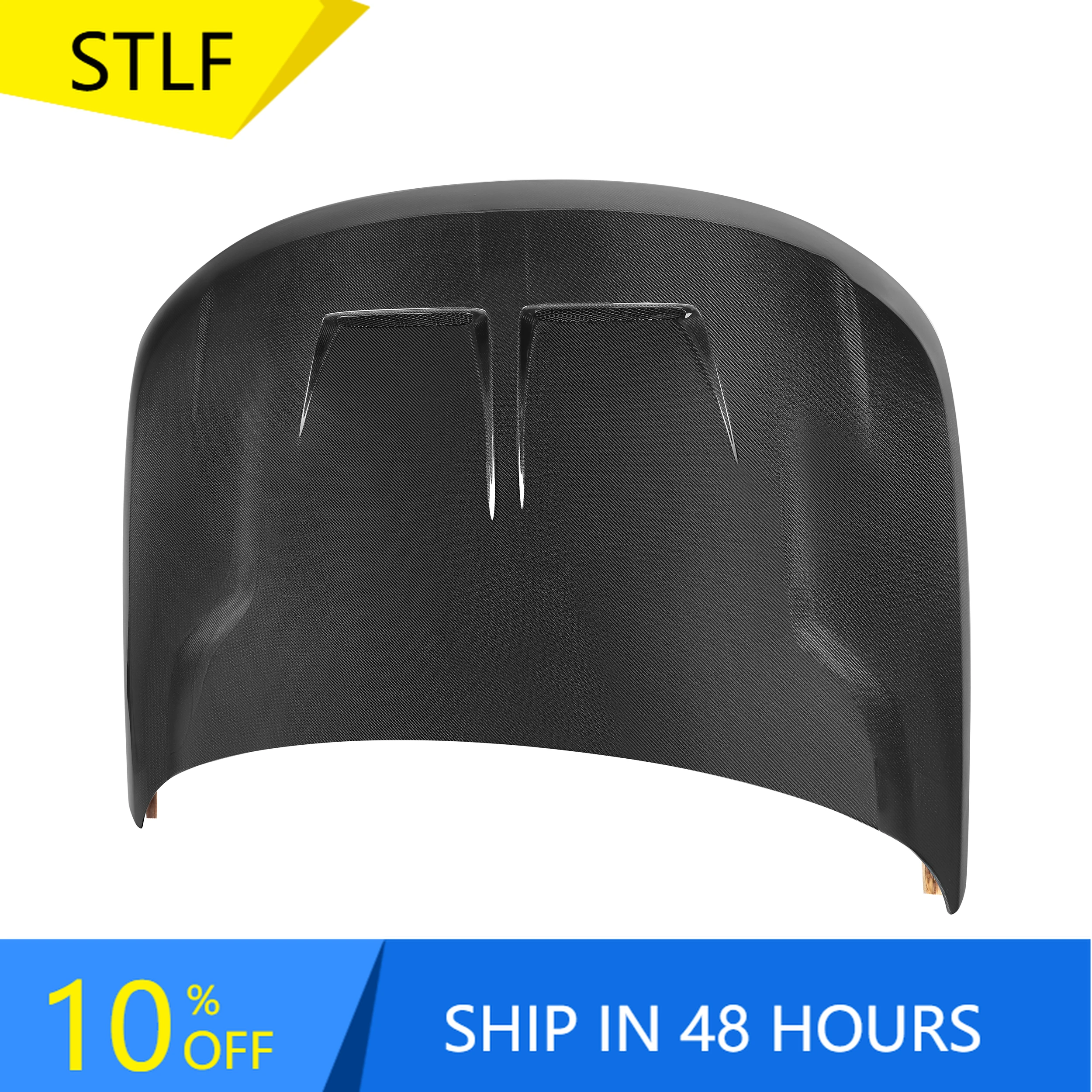 STLF جودة عالية ألياف الكربون رينج روفر الجبهة هود بونيه SVR نمط الجبهة هود لرينج روفر سيارة الجبهة رافعة آلة غطاء #1