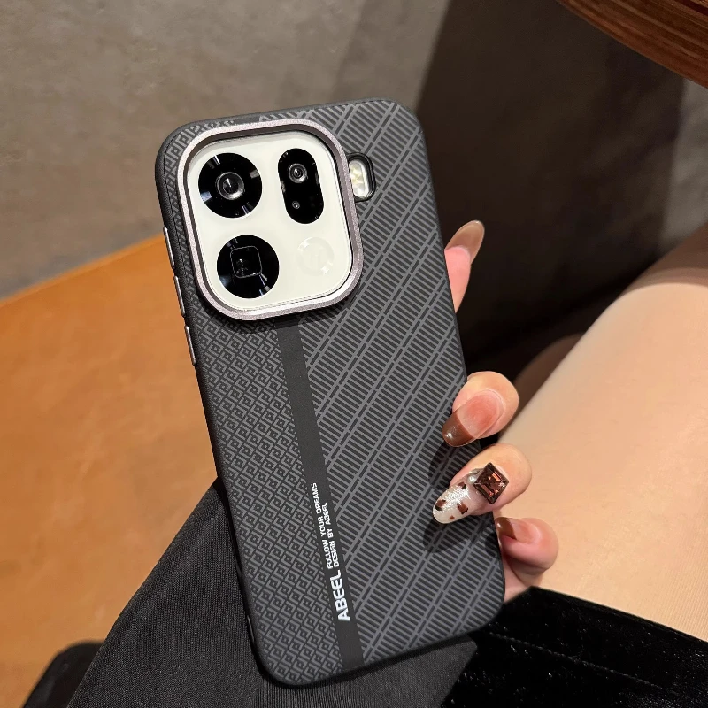 

Чехол для OPPO Find X9 Pro с рассеиванием тепла, магнитный, нескользящий, приятный для кожи защитный чехол для OPPO Find X9, противоударный бампер