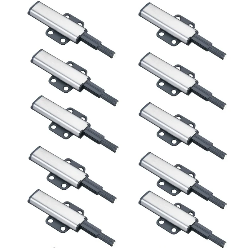 10/8/5/2 Sets Magnetic Push Latch Touch Door Catch Push to Open Cabinet  Damper Buffer Hardware Stainless Steel