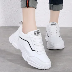 Branded Women Sports Shoes Platform Black Size 41 Casual Shoes 2023 New Autumn Wedge Heel Fashion Shoes Women Sneakers Zapatos